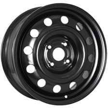 Колесный диск ТЗСК Штамп 6х15/4х100 D54.1 ET48 черный глянцевый